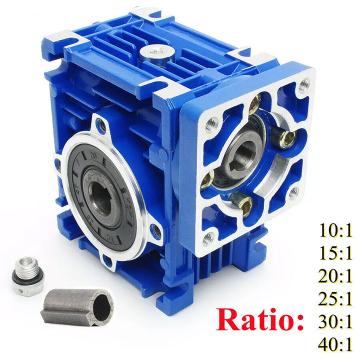 Buy NMRV030-10 Worm Gearbox Speed Reducer 10:1 15:1 20:1 25:1 30:1