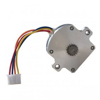 Oukeda Nema 11 Flat Pancake Stepper Motor with Gearbox 2 Phase 1.8 Deg 2.5Ncm 4 Wires