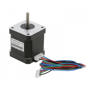 Oukeda Nema 17 High Temp Stepper Motor 1.8deg 60Ncm Insulation Class B 180C