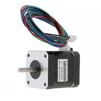 Oukeda Nema 17 High Temp Stepper Motor 1.8deg 60Ncm Insulation Class B 180C