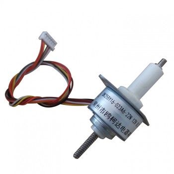 Oukeda PM Permanent Magnet Linear Stepper Motor 15 Deg 0.23A 4 Phase Φ25x16mm