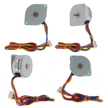 Oukeda PM42 Permanent Magnet Stepper Motor 7.5 Deg 4.90 Ncm φ42PM 12V 6 Wires