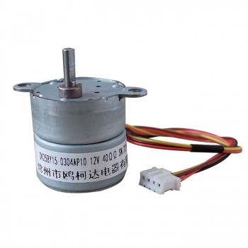 Oukeda Permanent Magnet PM Stepper Motor with Gearbox 5:1 /10:1 7.5 Deg 12V 2 Phase Φ25 mm