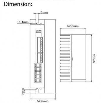 Oukeda Brushless DC Motor & BLDC Driver Kit 95.55Ncm 300W 24V/48V 3000RPM 3 Phase