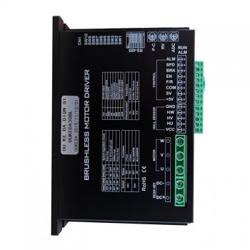Oukeda Brushless DC Motor Driver Controller 24-48V 30A 850W for Φ60mm/80mm/86mm BLDC Motor