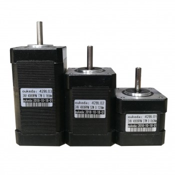 Oukeda Brushless DC Motor 3 Phase 24VDC 6.3Ncm/12.5Ncm/18.8Ncm 4000RPM BLDC Motor