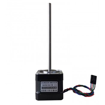 Oukeda Nema 17 Non-captive Stepper Motor 1.8 deg 49Ncm(69.38 oz.in) 40mm Stack Lead Screw 110mm