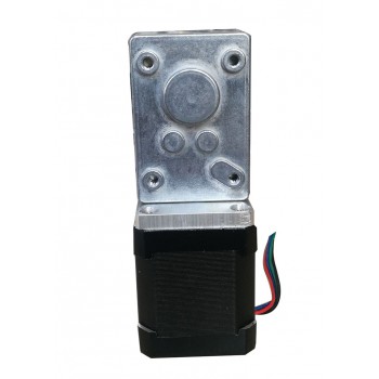 Oukeda Nema 17 Worm Gearbox Stepper Motor 17:1/30:1/50:1/75:1/100:1/290:1/500:1 1.8 Deg 44Ncm 1.68A 2 Phase
