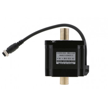 Oukeda Hollow Shaft Nema 34 Stepper Motor Bipolar 1.8 Deg 4.5 Nm 6.0A 2.1V Dual Shaft 4 Wires