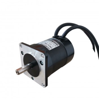 Oukeda Brushless DC Motor 2 Phase 22Ncm 24V 3000RPM Φ57mm BLDC Motor