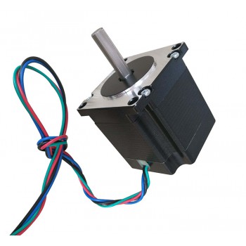 Oukeda NEMA23 Stepper Motor 1.8 Deg 12.35Ncm (17.48oz.in) 2 Phase 57 x 57mm D-Cut