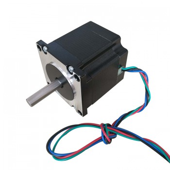 Oukeda NEMA23 Stepper Motor 1.8 Deg 12.35Ncm (17.48oz.in) 2 Phase 57 x 57mm D-Cut