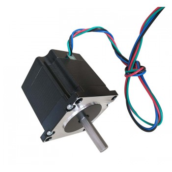 Oukeda NEMA23 Stepper Motor 1.8 Deg 12.35Ncm (17.48oz.in) 2 Phase 57 x 57mm D-Cut