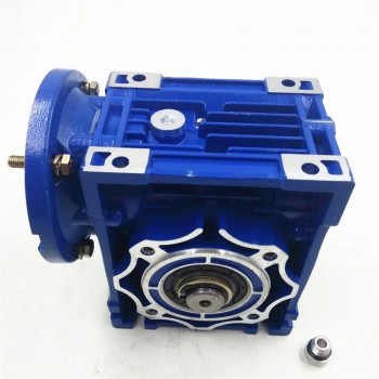 NMRV050 80B14 Worm Gearbox Speed Reducer Gear Ratio 10:1/15:1/20:1/25:1/30:1/50:1/60:1/80:1/100:1 Input 19mm