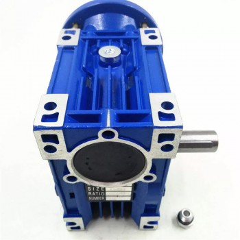 NMRV050 80B14 Worm Gearbox Speed Reducer Gear Ratio 10:1/15:1/20:1/25:1/30:1/50:1/60:1/80:1/100:1 Input 19mm