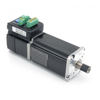 JMC Nema 23 Integrated AC Servo Motor with Brake 400W 48V 1.27N.m 3 Phase 3000RPM 60 x 60mm