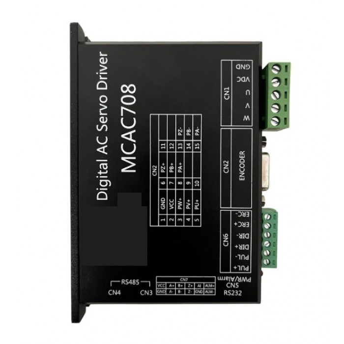 MCAC708 Digital AC Servo Driver 10A 24-50V for AC Servo motor