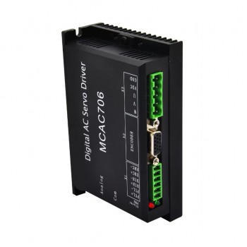 MCAC706 Digital AC Servo Driver 6A 20~70V 200W for Brushless AC Servo motor