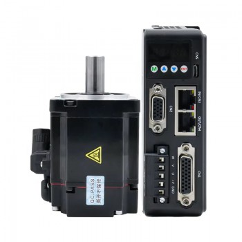 200W DC Servo Motor & Driver Kit 0.64N.m 7.5A 3000 RPM with 1024 Lines Magnetic Encoder
