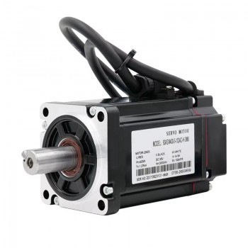 400W 48V 1.27N.m DC Servo Motor with 1024 Lines Magnetic Encoder 60 x 60mm