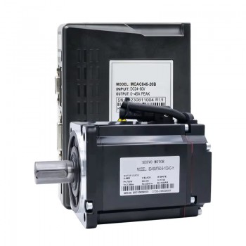 750W DC Servo Motor & Driver Kit 48V 2.39N.m with 1024 Lines Magnetic Encoder 80 x 80mm