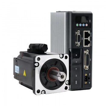 400W DC Servo Motor & Driver Kit 48V 1.27N.m with 1024 Lines Magnetic Encoder 60 x 60mm