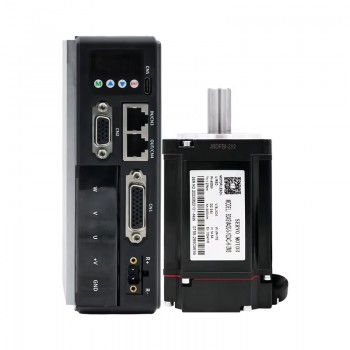 400W DC Servo Motor & Driver Kit 48V 1.27N.m with 1024 Lines Magnetic Encoder 60 x 60mm