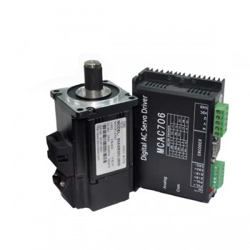 200W DC Servo Motor & Driver Kit 36V 7.6A 0.63N.m 3000 RPM with 2500 Lines Encoder 60 x 60mm