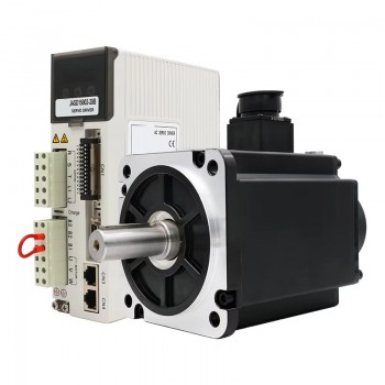1500W AC Servo Motor with Brake+ Servo Driver Kit 9.55Nm 1500RPM 6.2A with 17 bit Magnetic Encoder