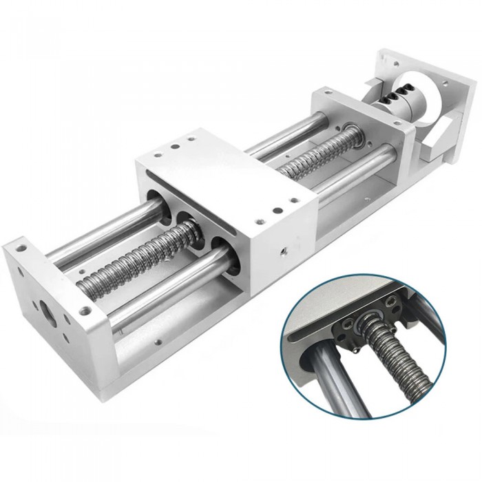 XYZ Axis CNC Sliding Table Linear Rail Guide Slide Stage Linear Motion Guide Fit Nema 23/34 XYZ Axis CNC Sliding Table Linear Rail Guide Slide Stage Linear Motion Guide Fit Nema 23/34
