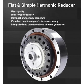 ZXF Series Harmonic Gear Reducer Ratio 31:1-160:1 Harmonic Drive Gearbox for Stepper / Servo Motor CNC Robot Arm