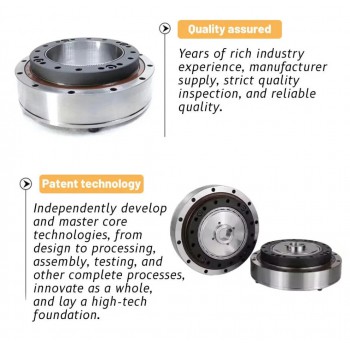 ZXF Series Harmonic Gear Reducer Ratio 31:1-160:1 Harmonic Drive Gearbox for Stepper / Servo Motor CNC Robot Arm