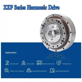 ZXF Series Harmonic Gear Reducer Ratio 31:1-160:1 Harmonic Drive Gearbox for Stepper / Servo Motor CNC Robot Arm