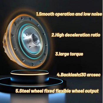 ZXS Series Harmonic Drive Gearbox Cup Type Ratio 30:1-160:1 Harmonic Gear Reducer for Stepper/ Servo Motor