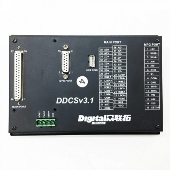 DDCS V3.1 3 Axis / 4 Axis Electronic Numerical CNC Motion Controller Offline CNC Standalone Control 500KHz