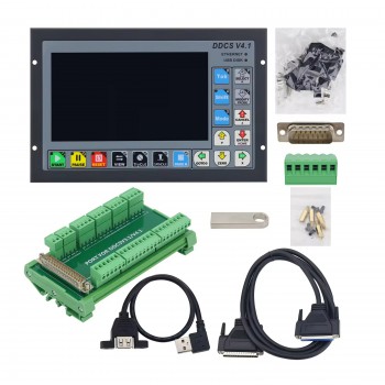 DDCS V4.1 3-Axis/4-Axis Standalone CNC Motion Controller Offline Controller USB CNC Controller Interface