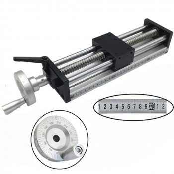 GGP5080 Manual Linear Guide Rail Slide Stage Ballscrew CNC Motion Module Handwheel