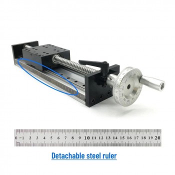 SXG5080 Manual Double Guides Ballscrew Slide Table CNC Linear Motion Module with Handwheel