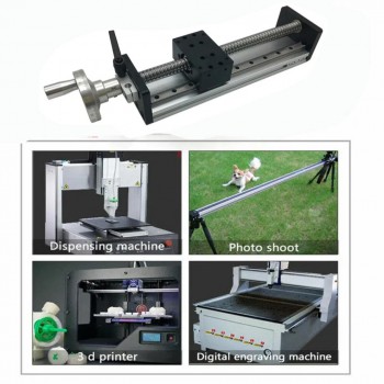 SXG5080 Manual Double Guides Ballscrew Slide Table CNC Linear Motion Module with Handwheel