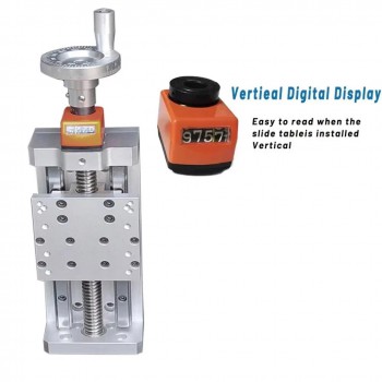 CNC Manual Slide Table Self-lock Digital Display Linear Module Z Position Stage Trapezoidal Screw Module