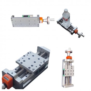 CNC Manual Slide Table Self-lock Digital Display Linear Module Z Position Stage Trapezoidal Screw Module