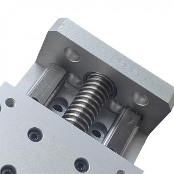 CNC Manual Slide Table Self-lock Digital Display Linear Module Z Position Stage Trapezoidal Screw Module