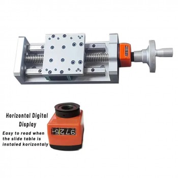 CNC Manual Slide Table Self-lock Digital Display Linear Module Z Position Stage Trapezoidal Screw Module