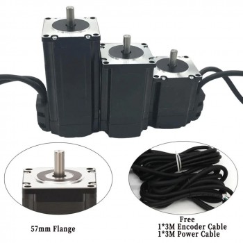 CNC Linear Double Guides 10-132lbs BallScrew Slide Table Motion Stage Motor Kit