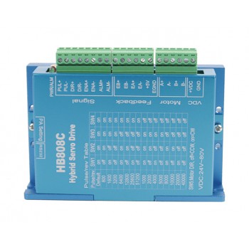 HB808C 2 Phase AC18-80V Closed Loop Stepper Motor Driver Nema 17/23/24 Motor