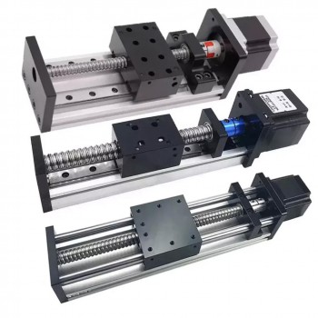 Electric CNC Linear Slide Table Motorized Ballscrew Guide Motion Stage with Stepper Motor Kit