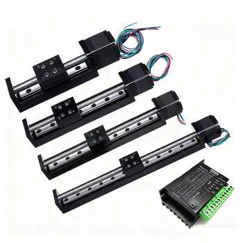 Mini Motorized Linear Translation Stage CNC Sliding Table with Neme 11 Stepper Motor & TB6600 Drver Kit