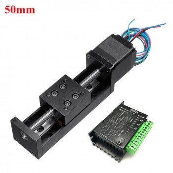 Mini Motorized Linear Translation Stage CNC Sliding Table with Neme 11 Stepper Motor & TB6600 Drver Kit