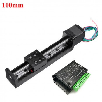 Mini Motorized Linear Translation Stage CNC Sliding Table with Neme 11 Stepper Motor & TB6600 Drver Kit