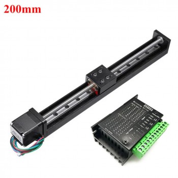 Mini Motorized Linear Translation Stage CNC Sliding Table with Neme 11 Stepper Motor & TB6600 Drver Kit